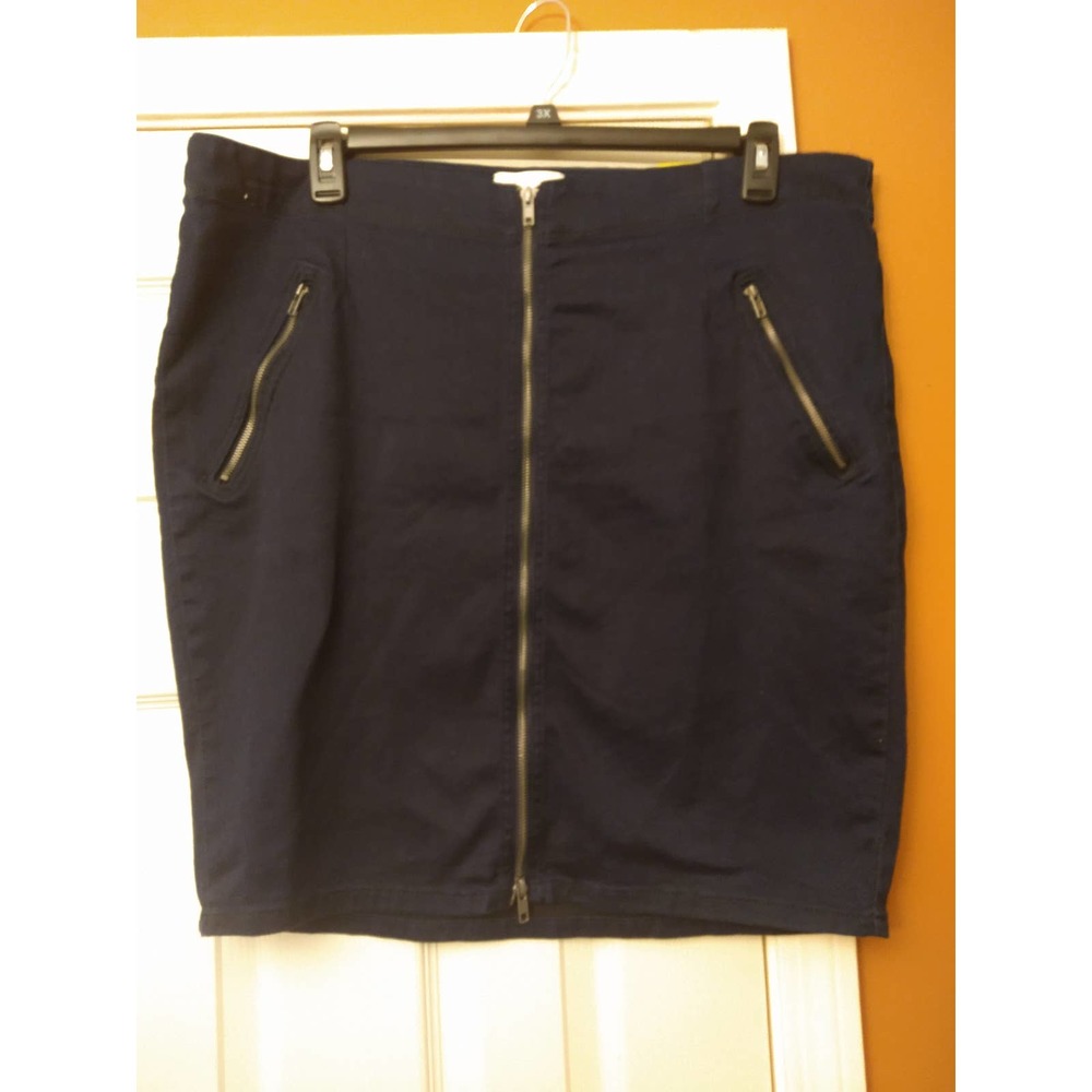 ❤Stretch Blue Denim Skirt 3X NWT